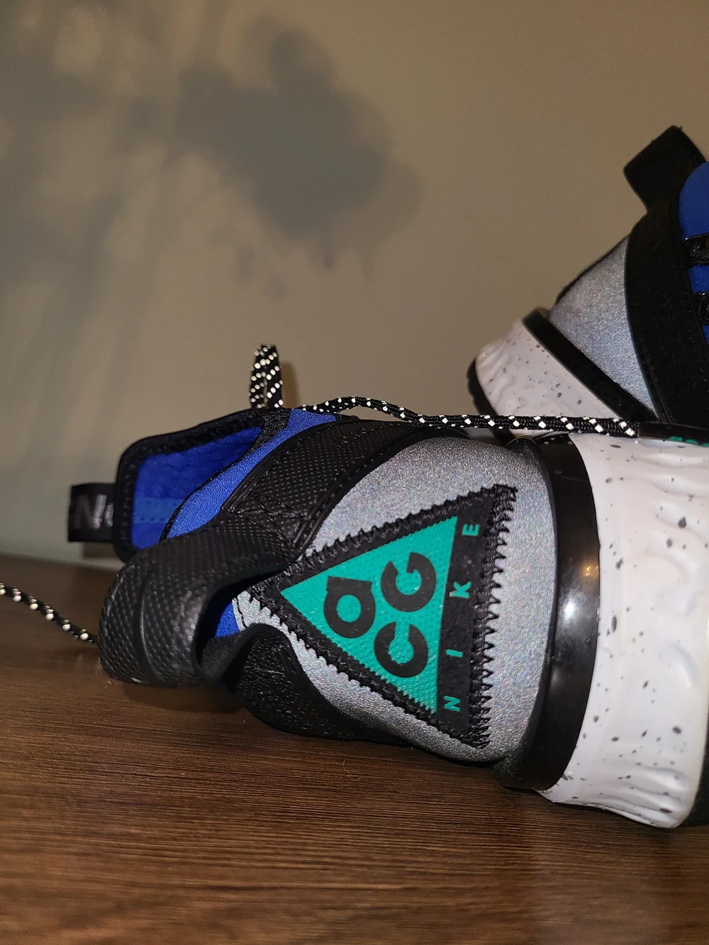 Nike Acg React Terra Gobe Men's Size 7 US BV6344-400 Blue Black Athletic Shoes